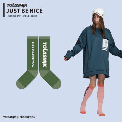 Tolasmik Ski Socks - Snowears-snowboarding skiing outfit accessories