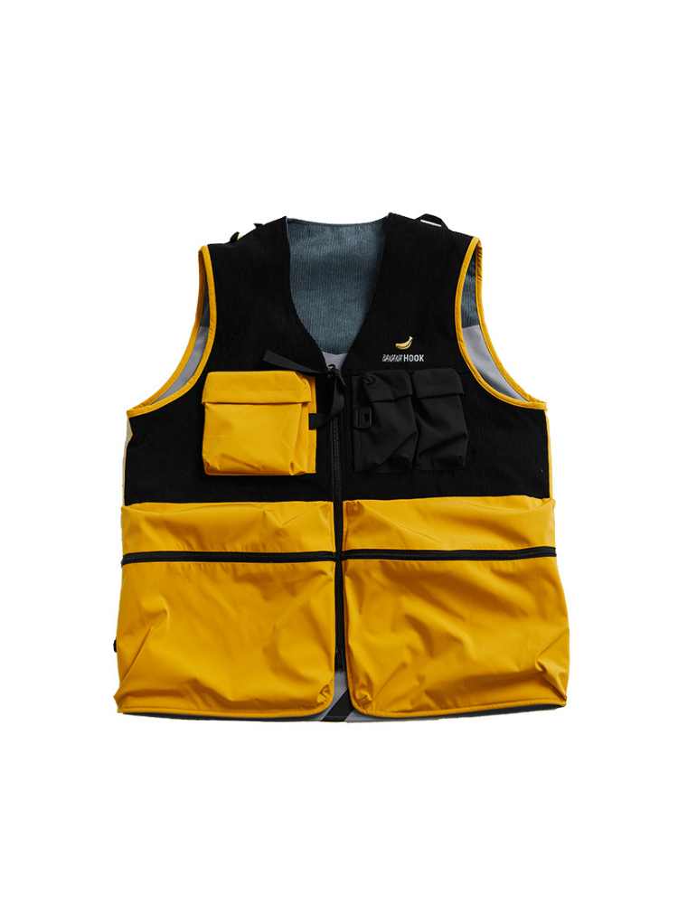 Tolasmik x Banana Hook 23 Colorblock Waistcoat - Snowears-snowboarding skiing outfit accessories