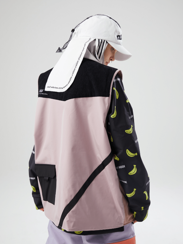 Tolasmik x Banana Hook 23 Colorblock Waistcoat - Snowears-snowboarding skiing outfit accessories