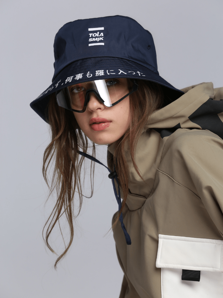 Tolasmik Dark Style Bucket Helmet Hat.