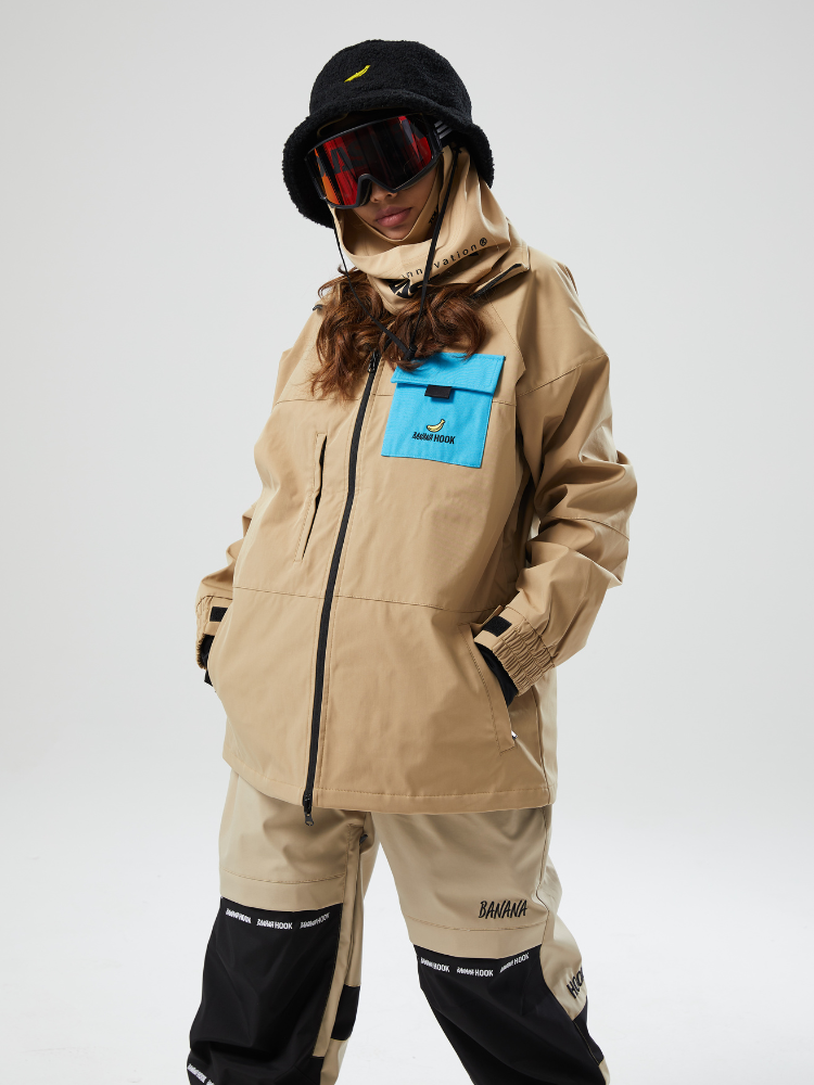 Banana Hook Ollie Collar Jacket - Tan