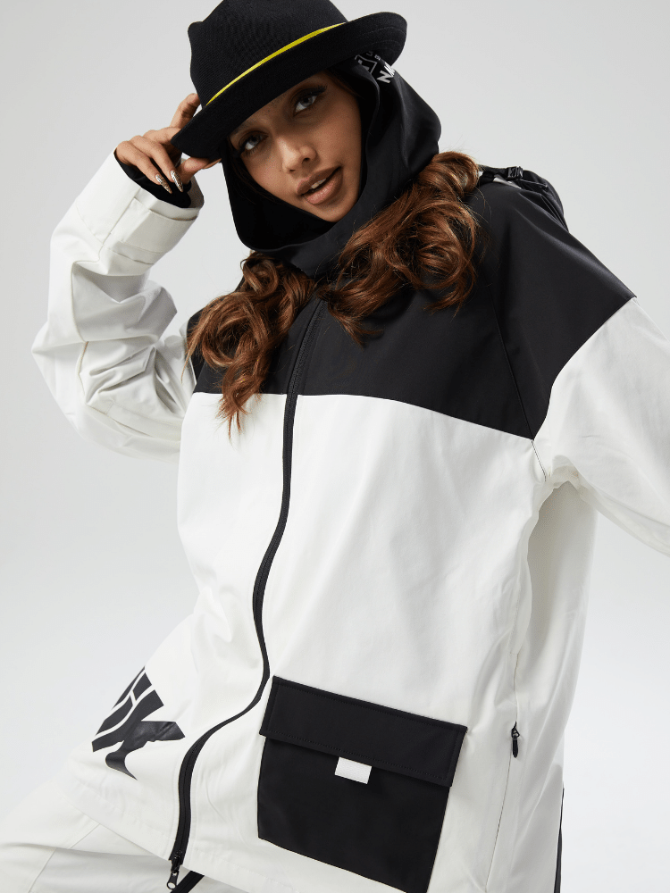 Tolasmik Wild Hood Snow Jacket - White
