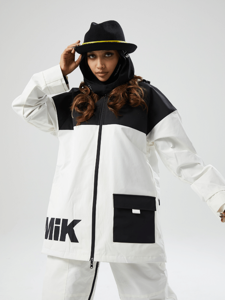 Tolasmik Wild Hood Snow Jacket - White