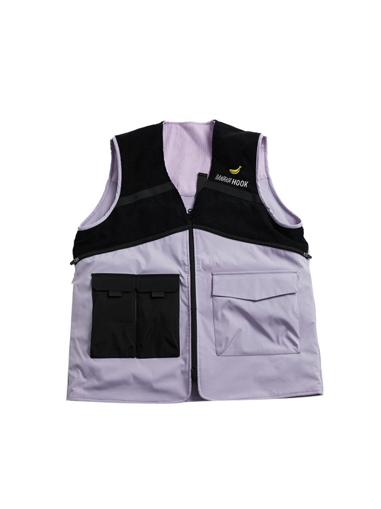Tolasmik x Banana Hook 23 Colorblock Waistcoat - Snowears-snowboarding skiing outfit accessories