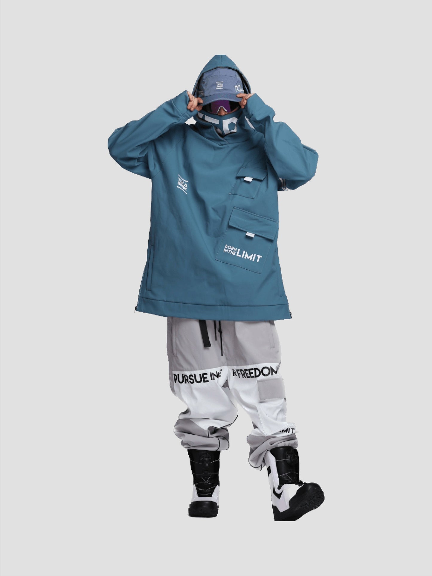 Tolasmik Fleece Navy Hoodie