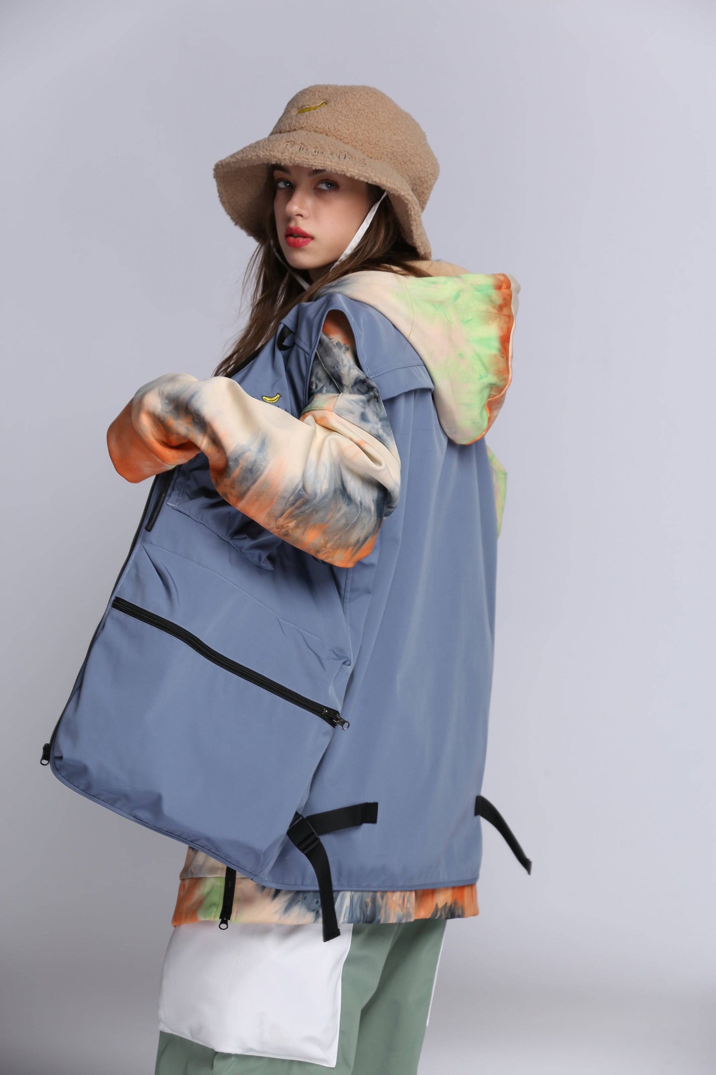 Tolasmik x Banana Hook Haze Blue Waistcoat.