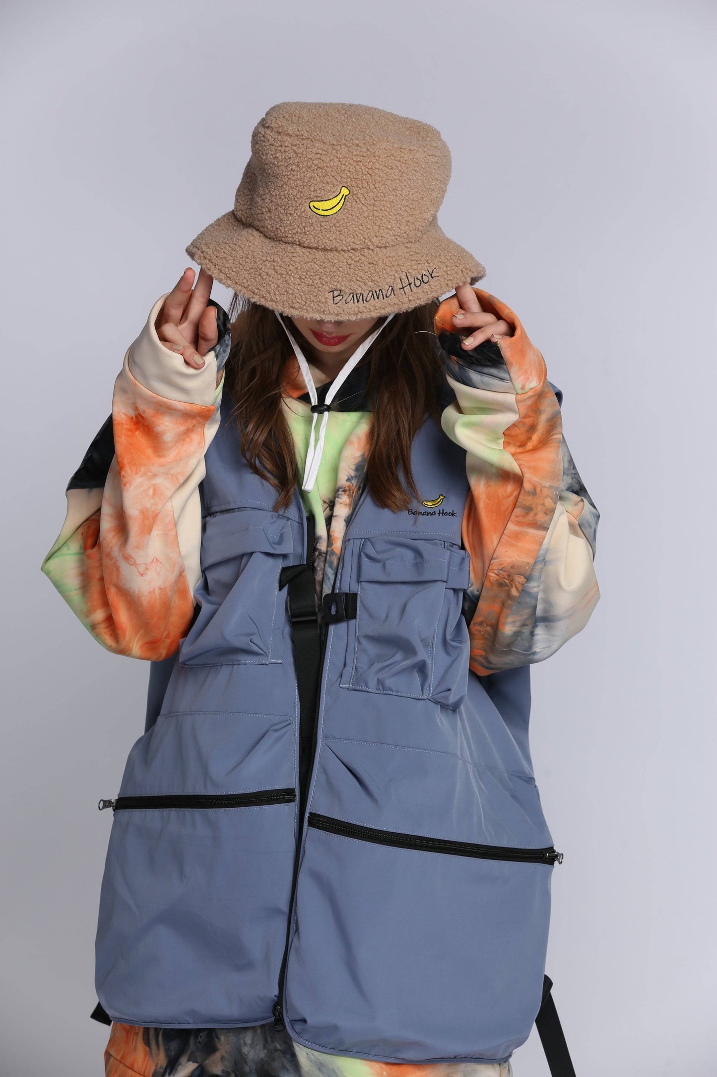 Tolasmik x Banana Hook Haze Blue Waistcoat.