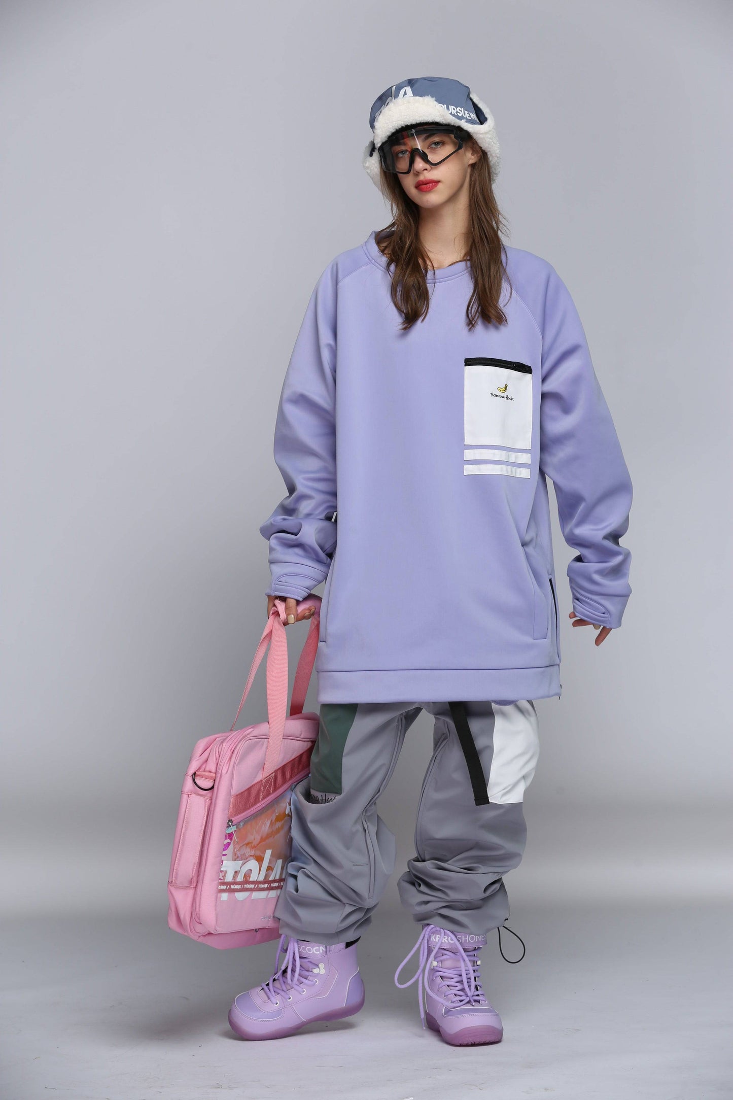 Tolasmik x Banana Hook Sweater Snowboarding Skiing Hoodie Snowears