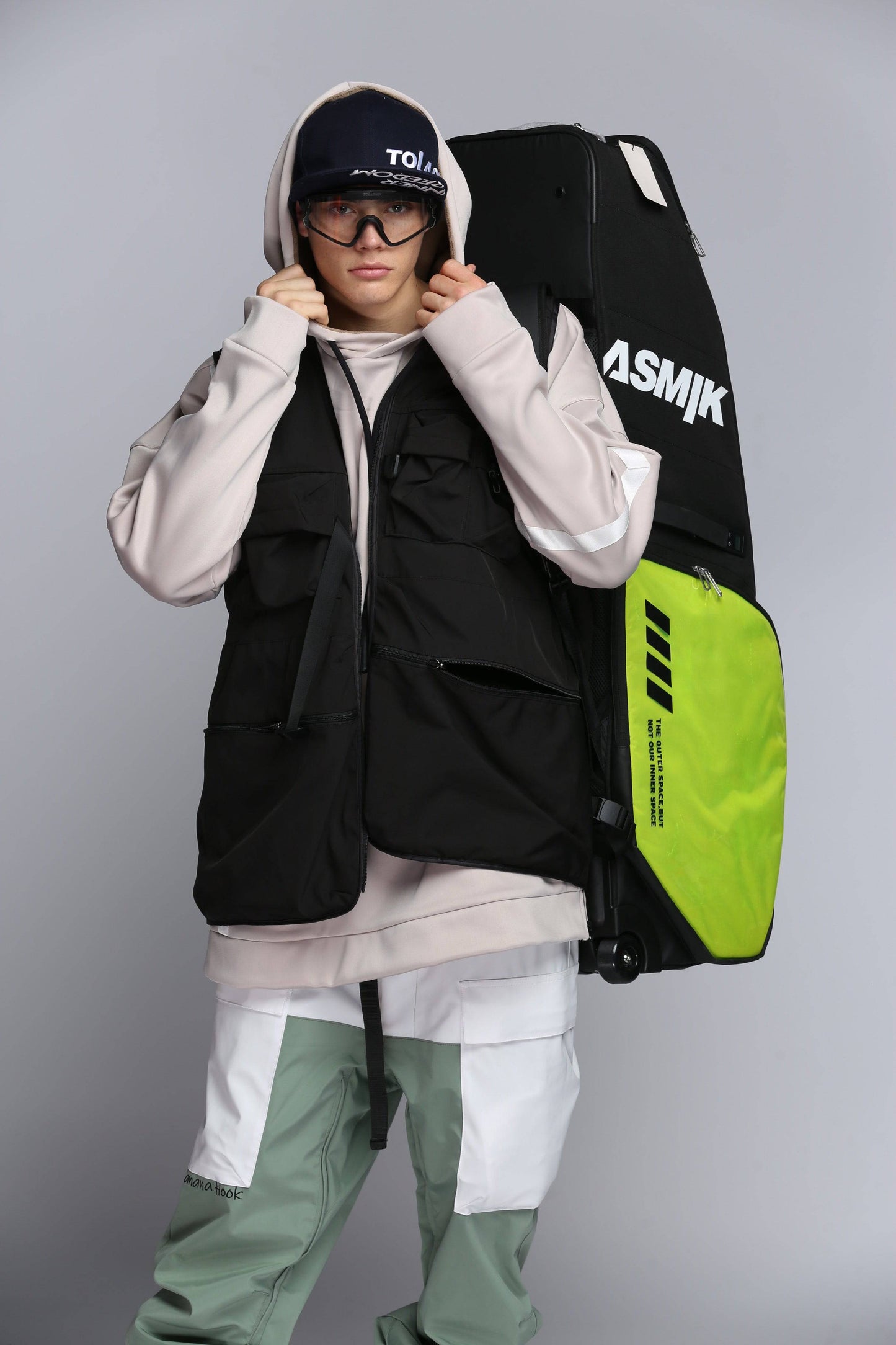 Tolasmik x Banana Hook Unisex Ink Black Waistcoat.