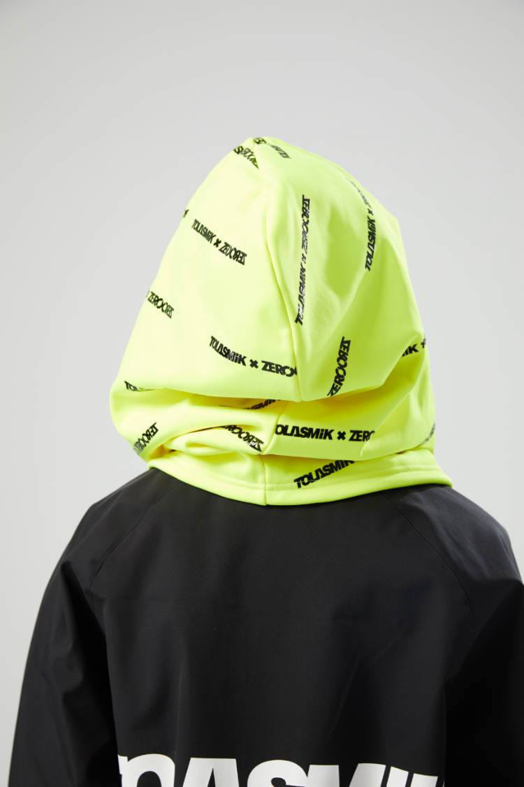 「PRE-ORDER 」Tolasmik Classic Helmet Hood - Fluorescent Yellow - Snowears-snowboarding skiing outfit accessories