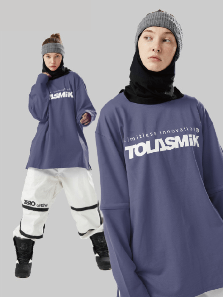 Tolasmik QUICK-DRY Sweatshirt - Dark Purple Seris - Snowears-snowboarding skiing outfit accessories
