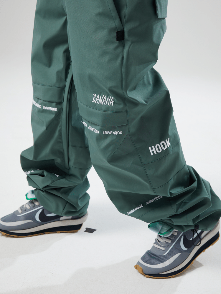 「PRE-ORDER」Tolasmik X Banana Hook 23 Premium Green Bib Pants - Snowears-snowboarding skiing outfit accessories