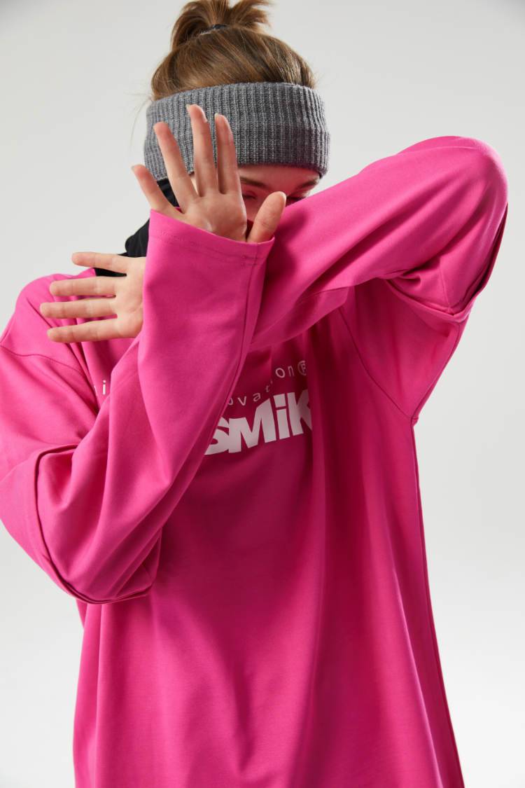Tolasmik QUICK-DRY Sweatshirt - Pink Seris - Snowears-snowboarding skiing outfit accessories