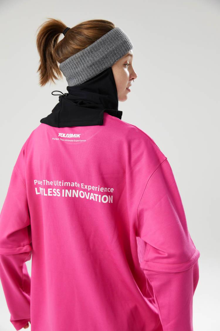 Tolasmik QUICK-DRY Sweatshirt - Pink Seris - Snowears-snowboarding skiing outfit accessories