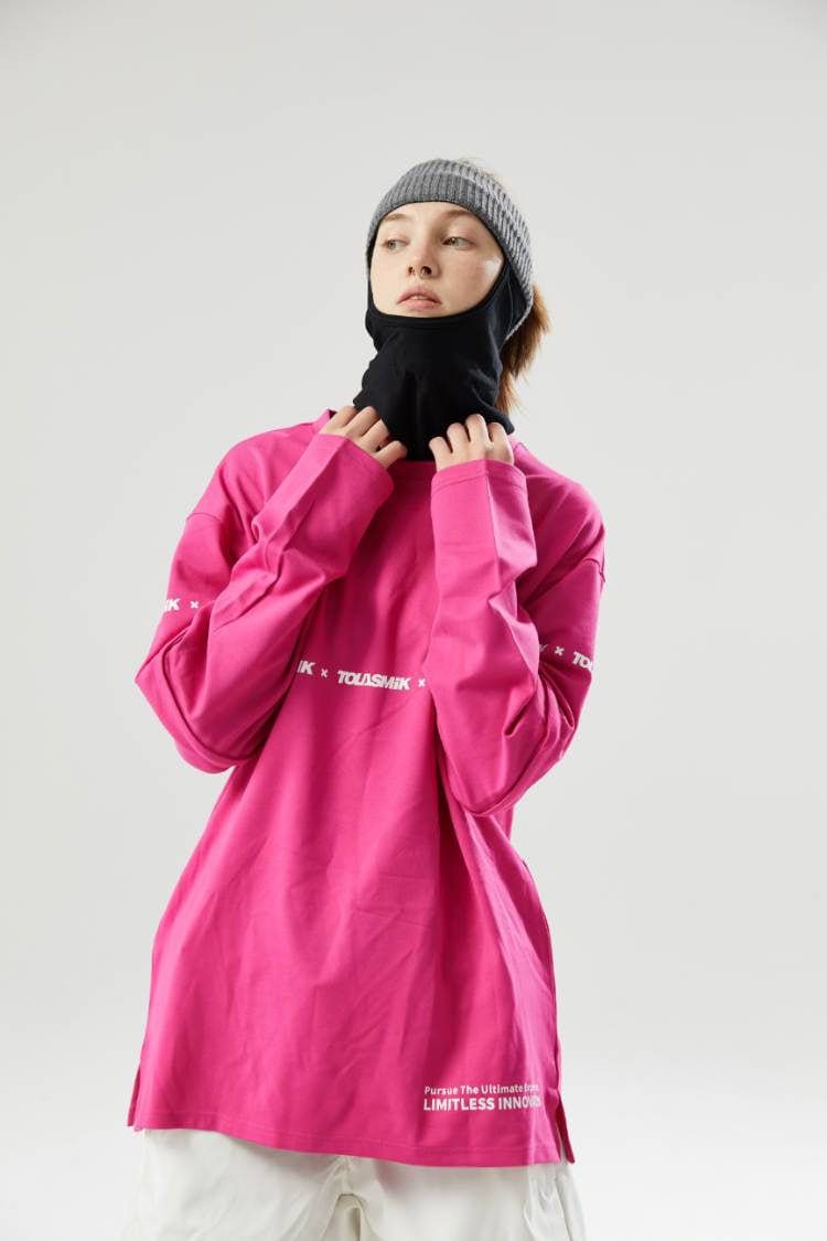 Tolasmik QUICK-DRY Sweatshirt - Pink Seris - Snowears-snowboarding skiing outfit accessories