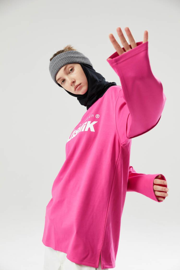 Tolasmik QUICK-DRY Sweatshirt - Pink Seris - Snowears-snowboarding skiing outfit accessories