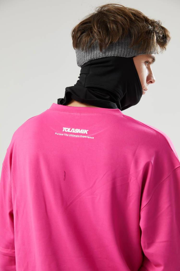 Tolasmik QUICK-DRY Sweatshirt - Pink Seris - Snowears-snowboarding skiing outfit accessories