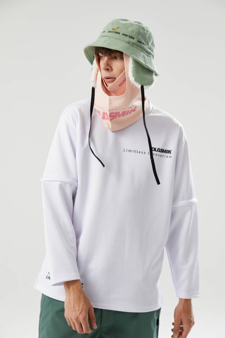 Tolasmik QUICK-DRY Sweatshirt - White Seris - Snowears-snowboarding skiing outfit accessories